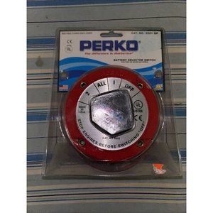 Perko 8501DP 8501 Battery Selector Switch for 2 Batteries 3/8" Terminal 250 amps